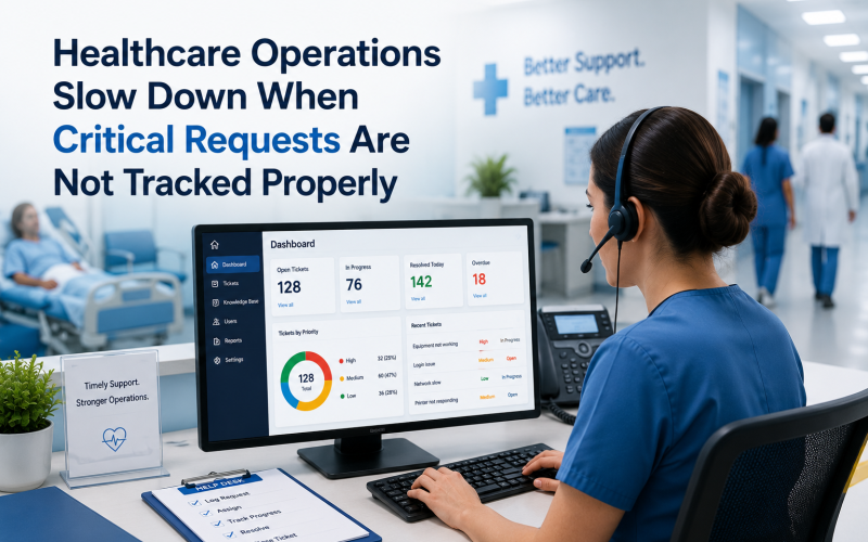 Healthcare Operations Slow Down When Critical Requests Are Not Tracked Properly