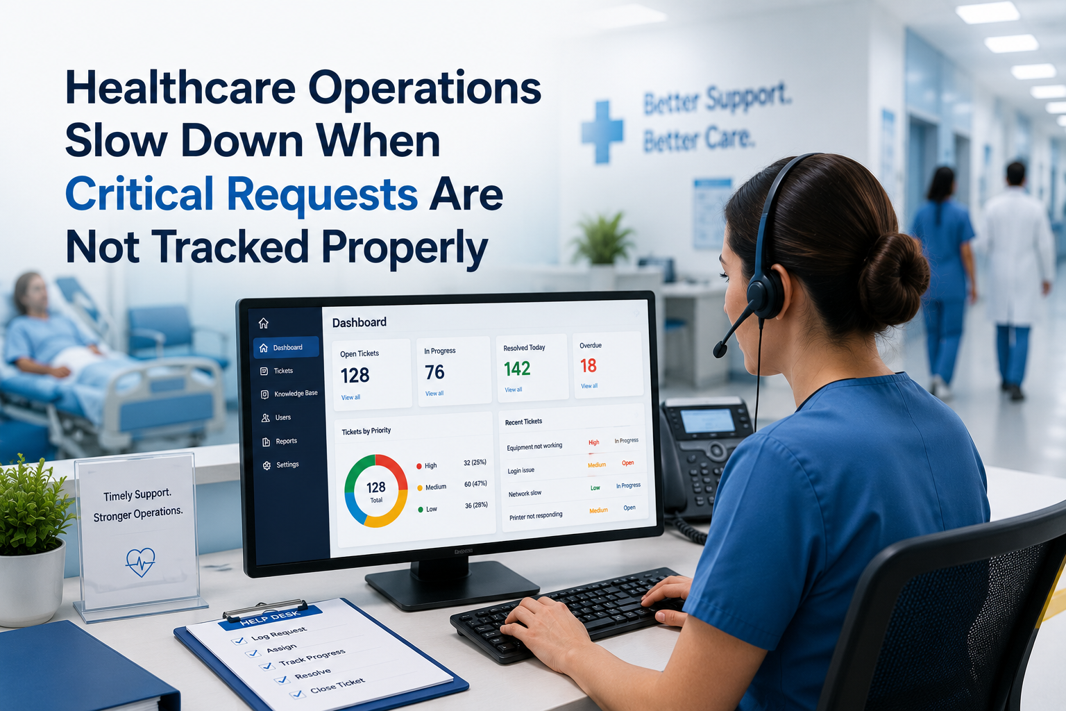 Healthcare Operations Slow Down When Critical Requests Are Not Tracked Properly
