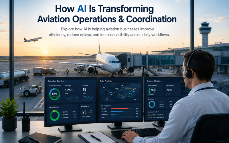 How AI Is Transforming Aviation Operations & Coordination