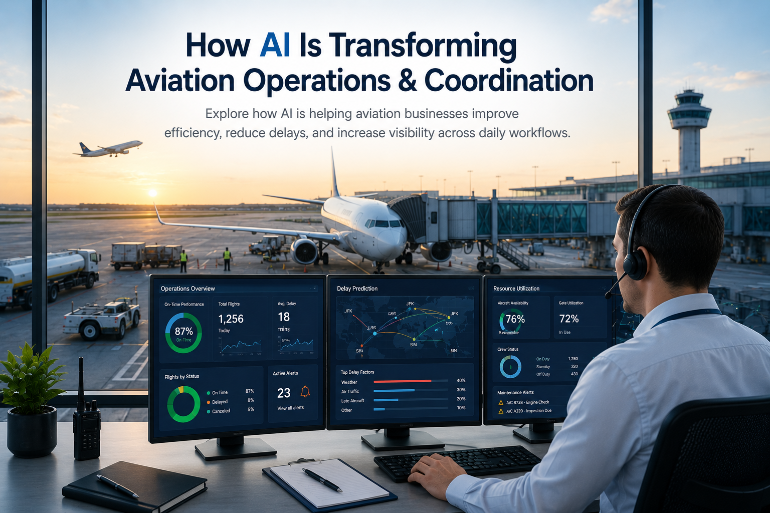 How AI Is Transforming Aviation Operations & Coordination