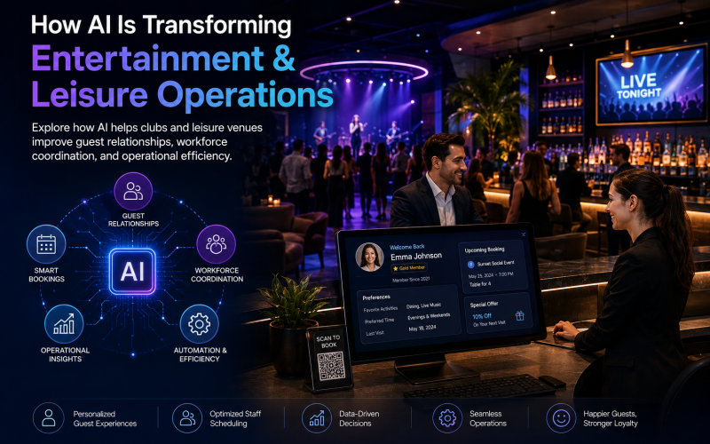 How AI Is Transforming Entertainment & Leisure Operations
