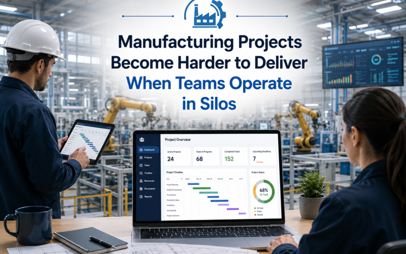Manufacturing Projects Become Harder to Deliver When Teams Operate in Silos