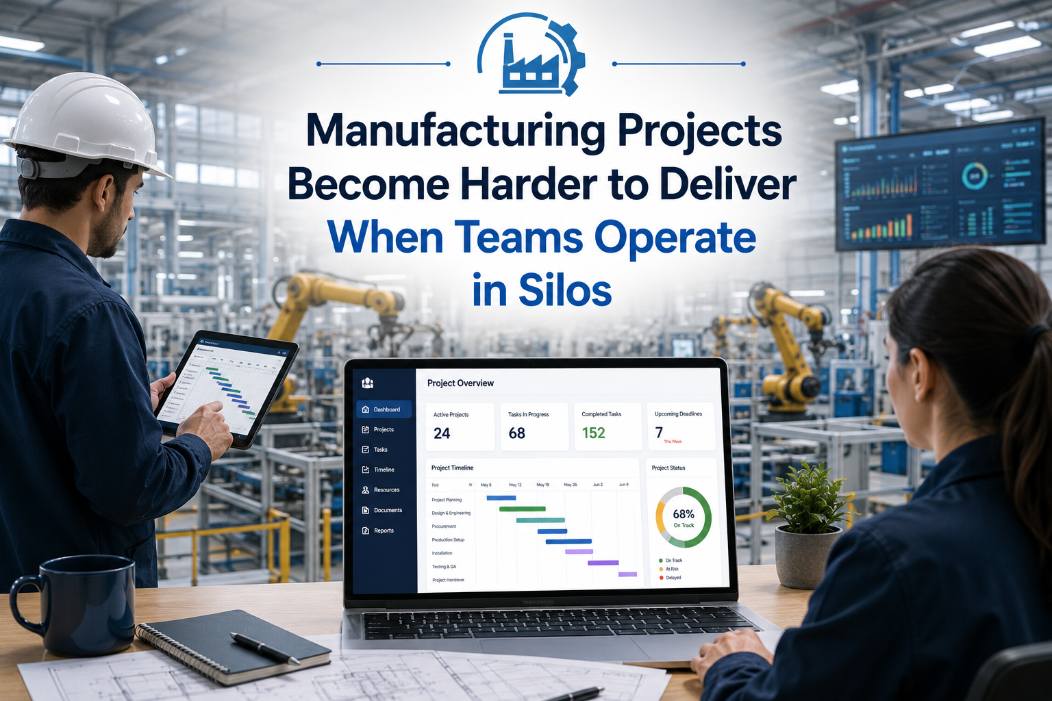 Manufacturing Projects Become Harder to Deliver When Teams Operate in Silos