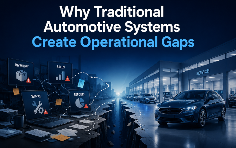 Why Traditional Automotive Systems Create Operational Gaps