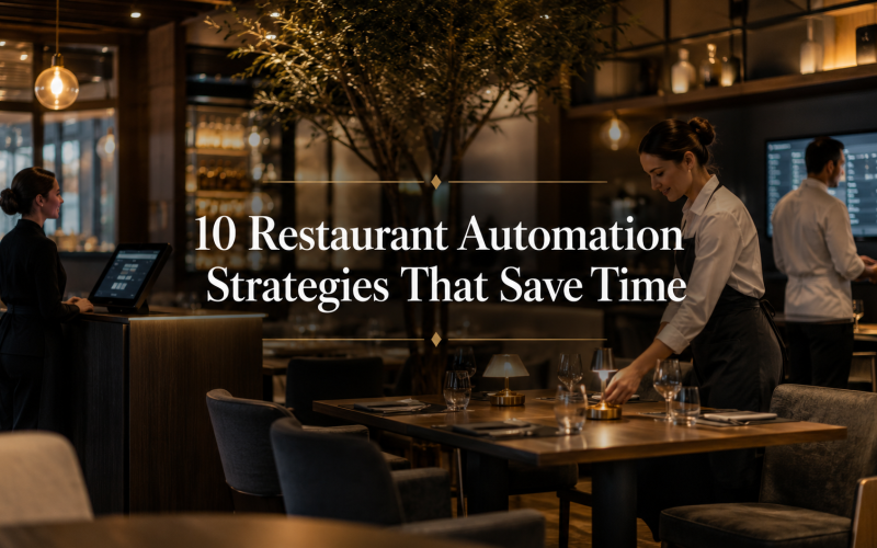 10 Restaurant Automation Strategies That Save Time Without Making Service Feel Robotic