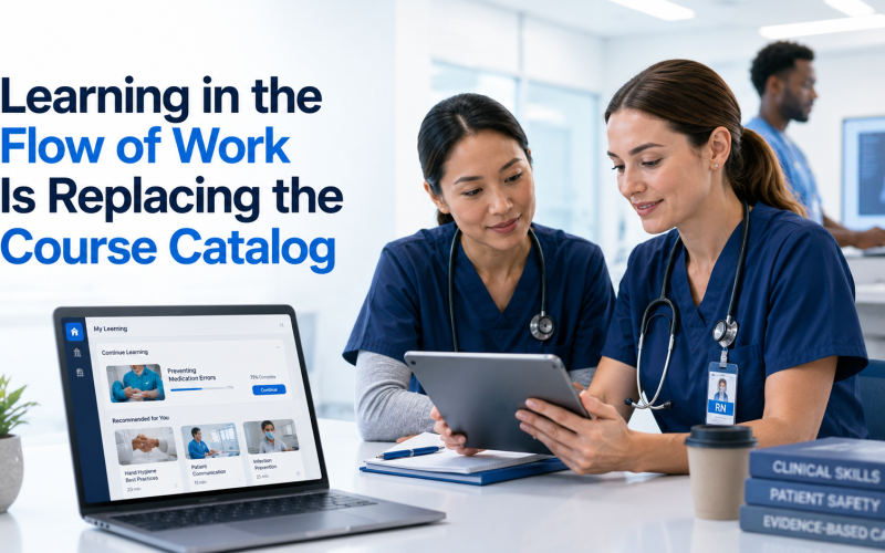 Learning in the Flow of Work Is Replacing the Course Catalog