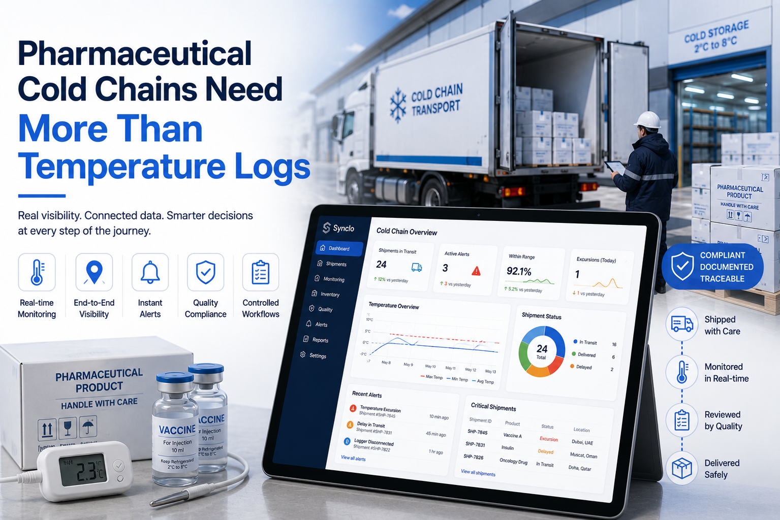 Pharmaceutical Cold Chains Need More Than Temperature Logs