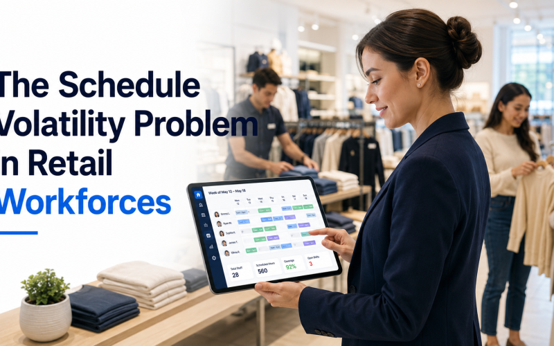 The Schedule Volatility Problem in Retail Workforces